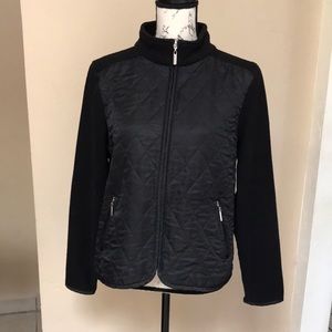 MANDARIN BLUE ACTIVE Black Jacket. Size Medium